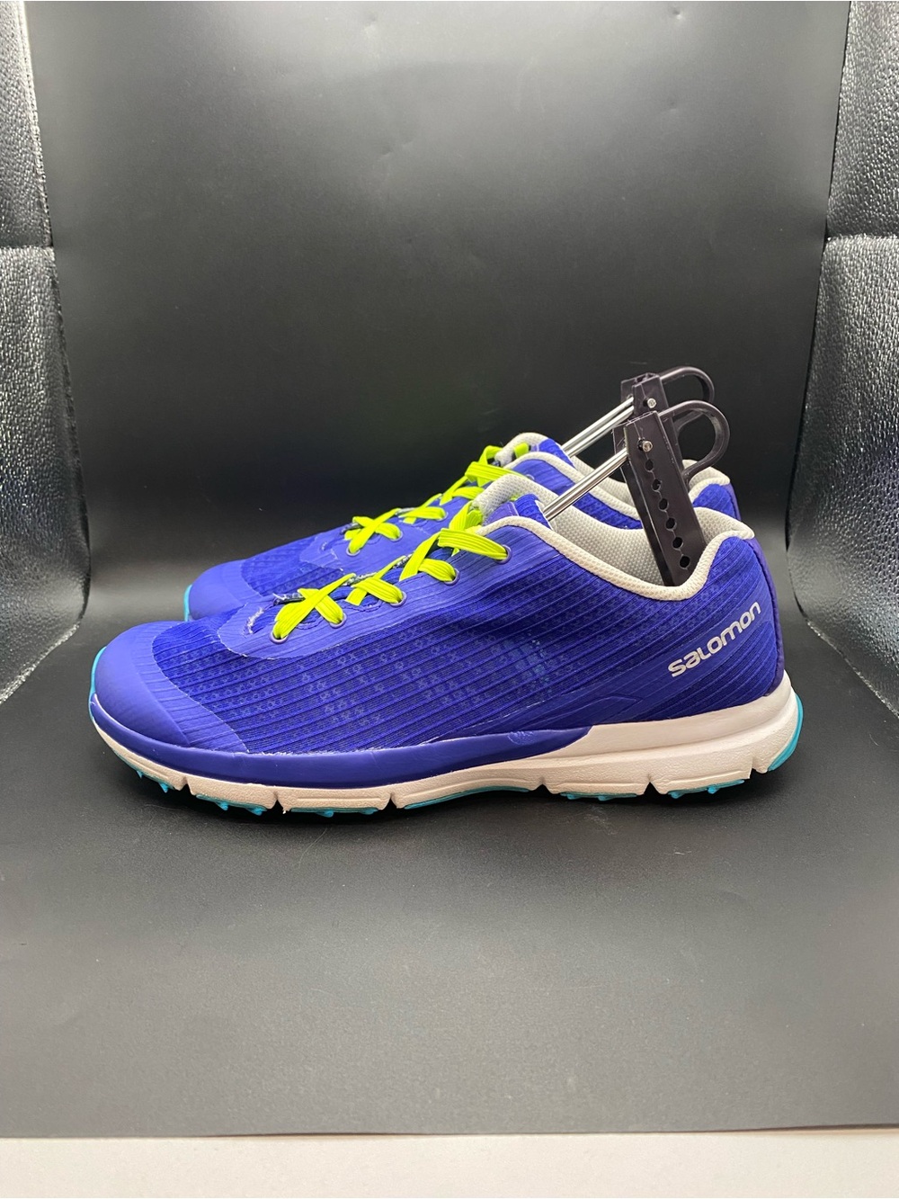 Salomon Womens S Sense Size 8.5 Blue Sense Ride Contragrip Trail Running Shoes